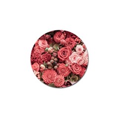 Pink Roses, Flowers, Love, Nature Golf Ball Marker (4 Pack) by nateshop