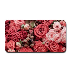 Pink Roses, Flowers, Love, Nature Medium Bar Mat