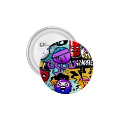 Cartoon Graffiti, Art, Black, Colorful 1 75  Buttons by nateshop