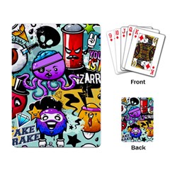 Cartoon Graffiti, Art, Black, Colorful Playing Cards Single Design (rectangle) by nateshop