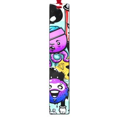 Cartoon Graffiti, Art, Black, Colorful Large Book Marks by nateshop