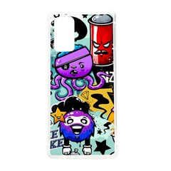 Cartoon Graffiti, Art, Black, Colorful Samsung Galaxy Note 20 Tpu Uv Case