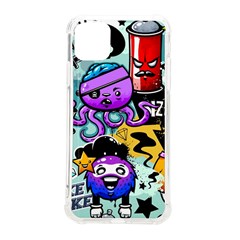 Cartoon Graffiti, Art, Black, Colorful Iphone 11 Pro Max 6 5 Inch Tpu Uv Print Case