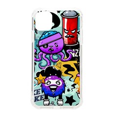 Cartoon Graffiti, Art, Black, Colorful Iphone 11 Tpu Uv Print Case by nateshop