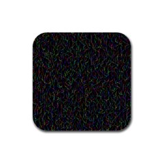 Amoled Noise, Rubber Square Coaster (4 Pack) by nateshop