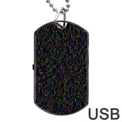 Amoled Noise, Dog Tag Usb Flash (one Side) by nateshop