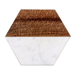 Amoled Noise, Marble Wood Coaster (hexagon) 