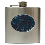 Background, Creed Hip Flask (6 oz) Front