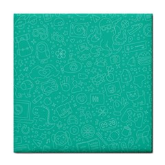 Background, Doodle, Pattern, Tile Coaster by nateshop