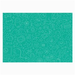 Background, Doodle, Pattern, Large Glasses Cloth by nateshop