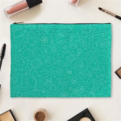 Background, Doodle, Pattern, Cosmetic Bag (xl) by nateshop