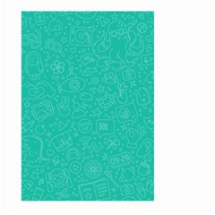 Background, Doodle, Pattern, Large Garden Flag (two Sides) by nateshop