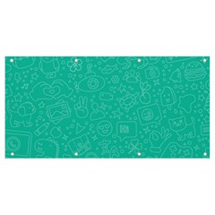 Background, Doodle, Pattern, Banner And Sign 8  X 4  by nateshop