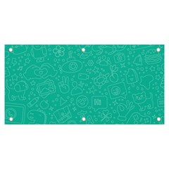 Background, Doodle, Pattern, Banner And Sign 6  X 3 