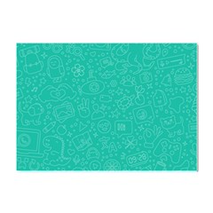 Background, Doodle, Pattern, Crystal Sticker (a4) by nateshop