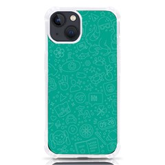 Background, Doodle, Pattern, Iphone 13 Tpu Uv Print Case by nateshop