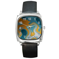 Cartoon, Elma, Corazones Square Metal Watch by nateshop