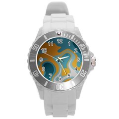 Cartoon, Elma, Corazones Round Plastic Sport Watch (l) by nateshop