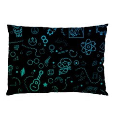 Cartoon, Halloween, Black, Dark Pillow Case by nateshop