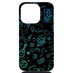 Cartoon, Halloween, Black, Dark Iphone 14 Pro Black Uv Print Case by nateshop