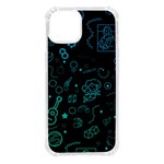 Cartoon, Halloween, Black, Dark iPhone 14 TPU UV Print Case Front