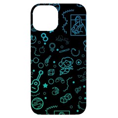 Cartoon, Halloween, Black, Dark Iphone 14 Black Uv Print Case by nateshop