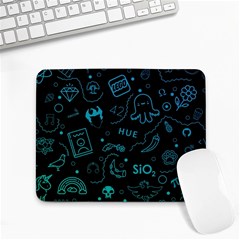 Cartoon, Skull, Dark, Dead Small Mousepad by nateshop