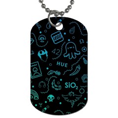 Cartoon, Skull, Dark, Dead Dog Tag (one Side) by nateshop