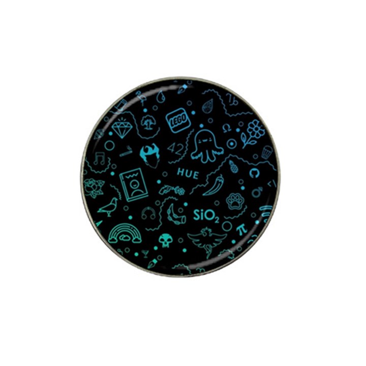 Cartoon, Skull, Dark, Dead Hat Clip Ball Marker