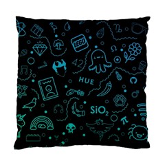 Cartoon, Skull, Dark, Dead Standard Cushion Case (two Sides) by nateshop