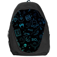 Cartoon, Skull, Dark, Dead Backpack Bag by nateshop