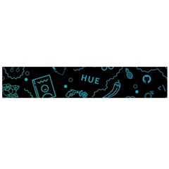 Cartoon, Skull, Dark, Dead Large Premium Plush Fleece Scarf 