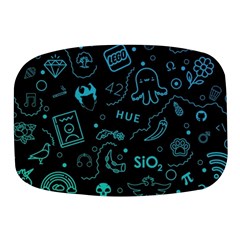 Cartoon, Skull, Dark, Dead Mini Square Pill Box by nateshop