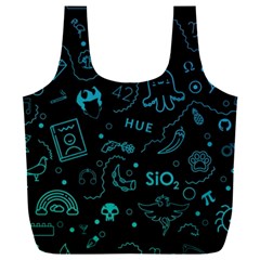 Cartoon, Skull, Dark, Dead Full Print Recycle Bag (xxl)