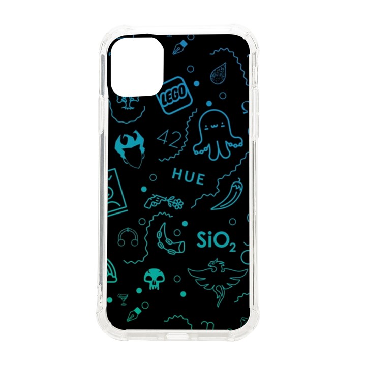 Cartoon, Skull, Dark, Dead iPhone 11 TPU UV Print Case