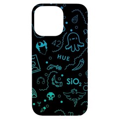 Cartoon, Skull, Dark, Dead Iphone 14 Pro Max Black Uv Print Case by nateshop