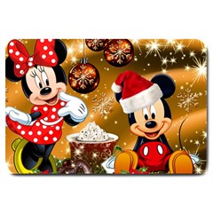 Cartoons, Disney, Merry Christmas, Minnie Large Doormat by nateshop