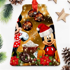 Cartoons, Disney, Merry Christmas, Minnie Bell Ornament (two Sides) by nateshop