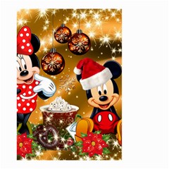 Cartoons, Disney, Merry Christmas, Minnie Small Garden Flag (two Sides) by nateshop