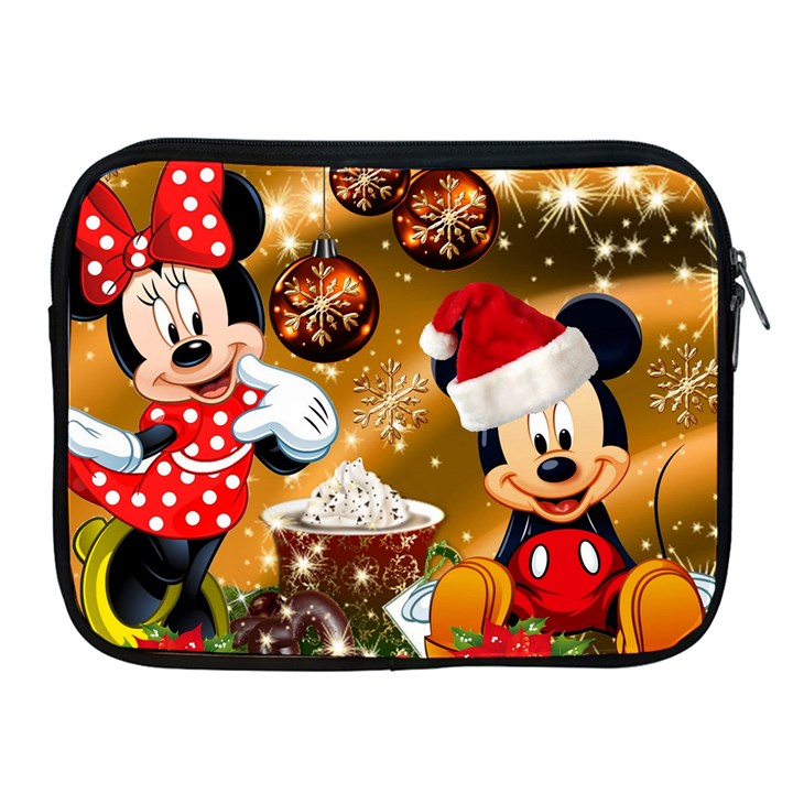 Cartoons, Disney, Merry Christmas, Minnie Apple iPad 2/3/4 Zipper Cases