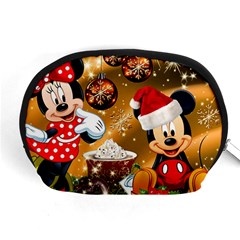 Cartoons, Disney, Merry Christmas, Minnie Accessory Pouch (medium) by nateshop