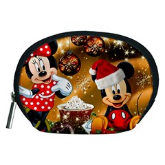 Cartoons, Disney, Merry Christmas, Minnie Accessory Pouch (medium) by nateshop