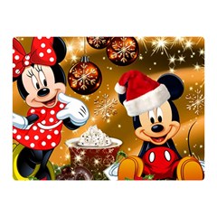 Cartoons, Disney, Merry Christmas, Minnie Two Sides Premium Plush Fleece Blanket (mini) by nateshop