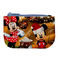 Cartoons, Disney, Merry Christmas, Minnie Large Coin Purse by nateshop