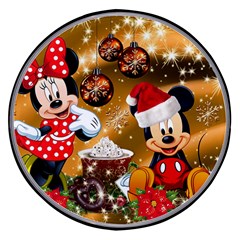 Cartoons, Disney, Merry Christmas, Minnie Wireless Fast Charger(black) by nateshop