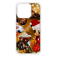 Cartoons, Disney, Merry Christmas, Minnie Iphone 14 Pro Tpu Uv Print Case by nateshop