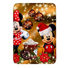 Cartoons, Disney, Merry Christmas, Minnie Rectangular Glass Fridge Magnet (4 Pack) by nateshop