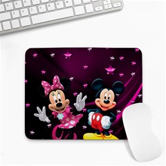 Cartoons, Disney, Mickey Mouse, Minnie Small Mousepad by nateshop