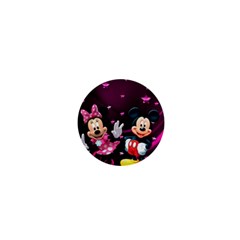 Cartoons, Disney, Mickey Mouse, Minnie 1  Mini Buttons by nateshop