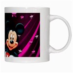 Cartoons, Disney, Mickey Mouse, Minnie White Mug Right